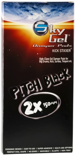 SKY Music Damper Pads SkyGel Kick StiXXer Pitch Black SGKIPD